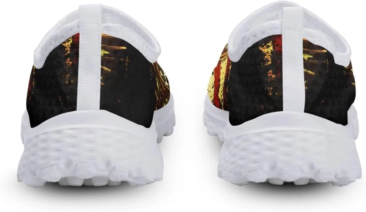 Jeiento Christmas Athletic Running Shoes for Women - Fashion Tennis Walking Sneakers