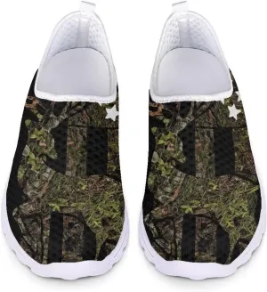 Jeiento Christmas Athletic Running Shoes for Women - Fashion Tennis Walking Sneakers