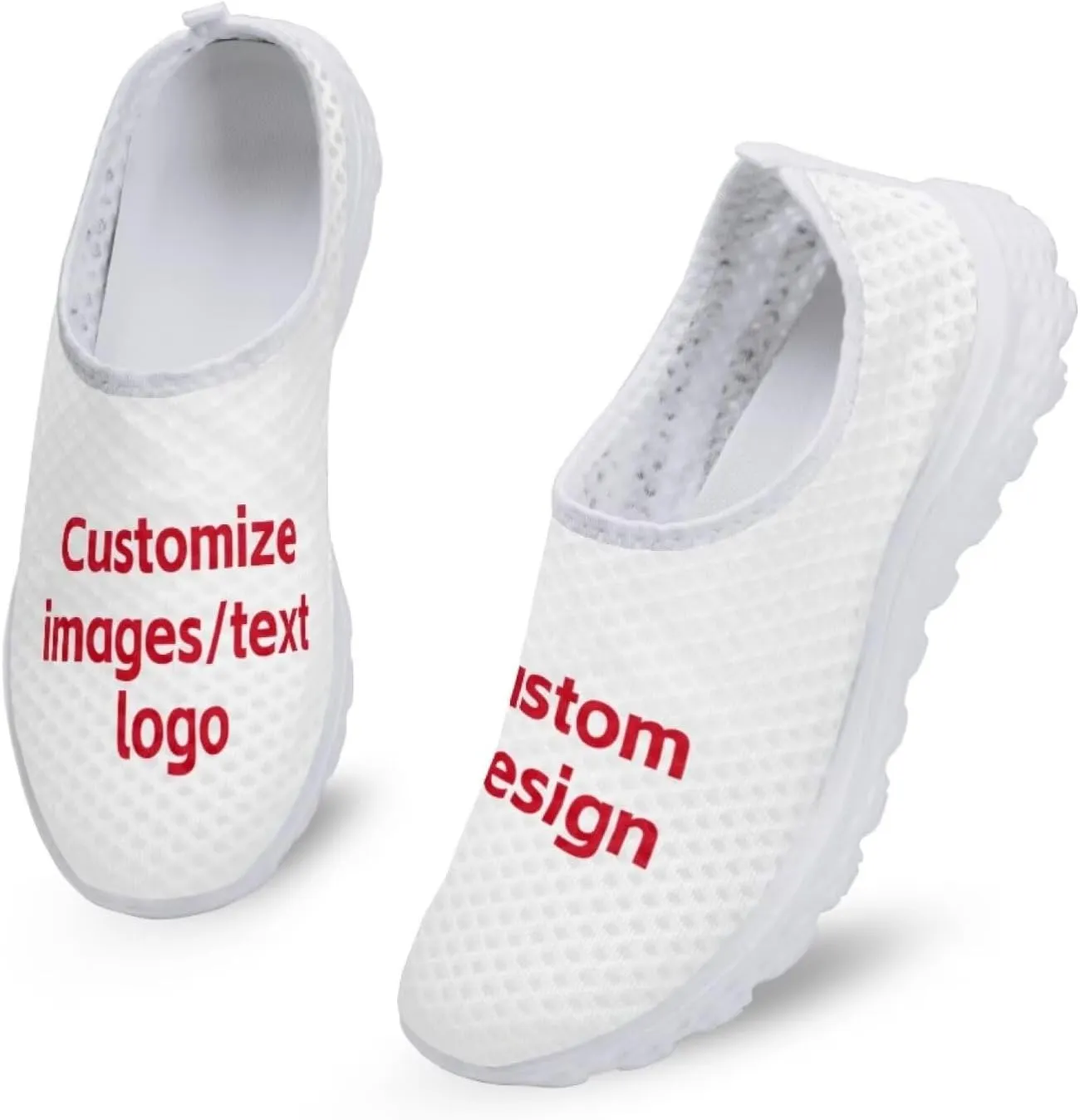 Jeiento Christmas Athletic Running Shoes for Women - Fashion Tennis Walking Sneakers