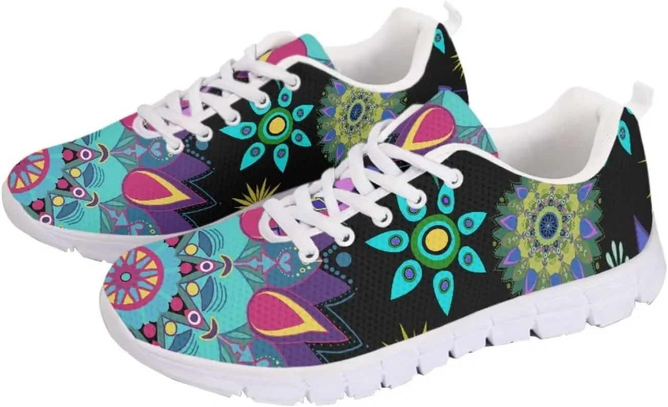 Jeiento Walking Shoes for Men Women Fashion Lightweight Breathable Running Shoes Sport Athletic Tennis Shoes