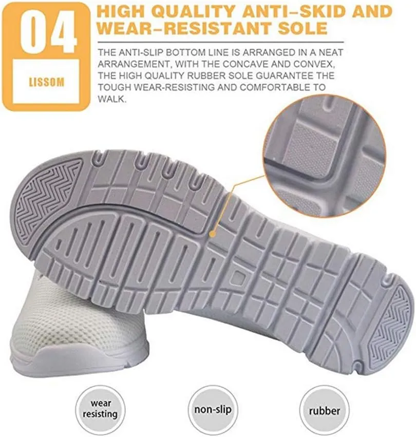 Jeiento Women Trainers Sports Running Shoes Causal Travel Walking Flat Shoe Lace-up Breathable for Lady Teenager Girls