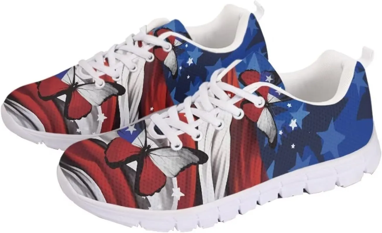 Jeiento Women Trainers Sports Running Shoes Causal Travel Walking Flat Shoe Lace-up Breathable for Lady Teenager Girls