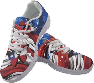 Jeiento Women Trainers Sports Running Shoes Causal Travel Walking Flat Shoe Lace-up Breathable for Lady Teenager Girls