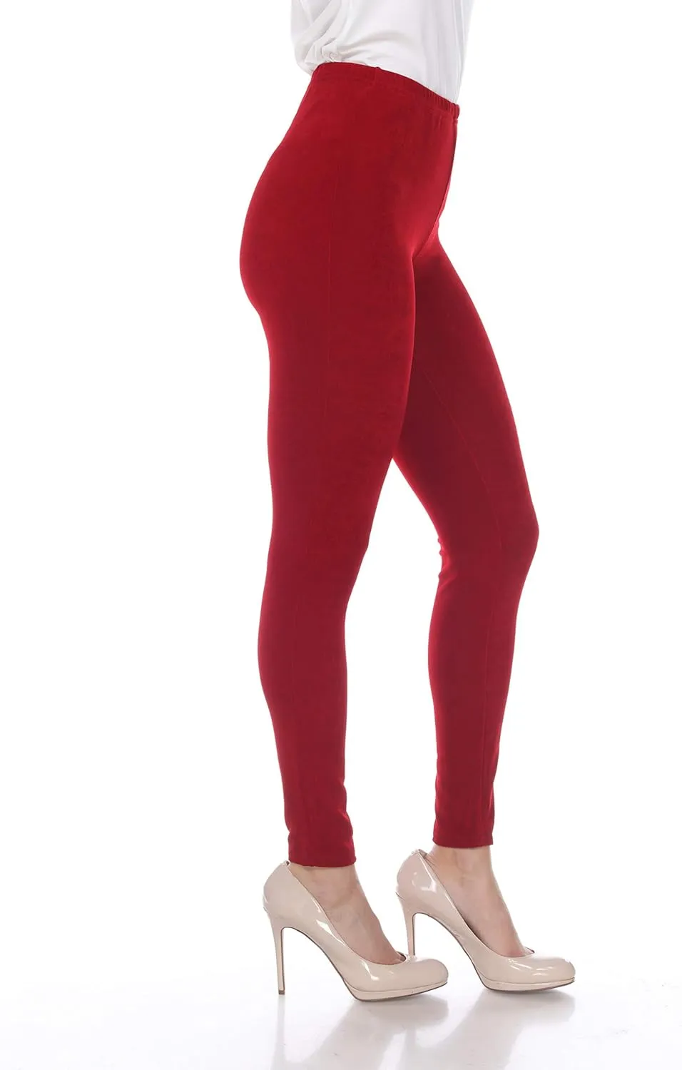 Jostar Women's Elastic Waist Pants – Acetate Non Iron Slim Fit Pull On Stretch Basic Comfy Trouser