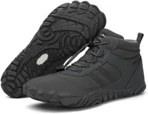 kasdava Pro Winter Cold Comfort Barefoot Boots Non-Slip Water Resistant Shoes Zero Drop Sole, Wide Toe Box, Hiking Running Boot Unisex