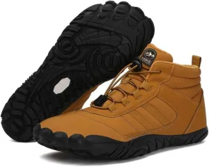 kasdava Pro Winter Cold Comfort Barefoot Boots Non-Slip Water Resistant Shoes Zero Drop Sole, Wide Toe Box, Hiking Running Boot Unisex
