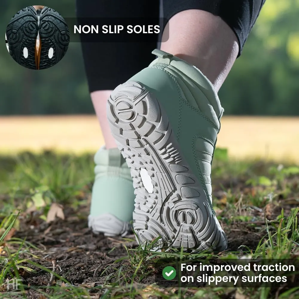 kasdava Pro Winter Cold Comfort Barefoot Boots Non-Slip Water Resistant Shoes Zero Drop Sole, Wide Toe Box, Hiking Running Boot Unisex