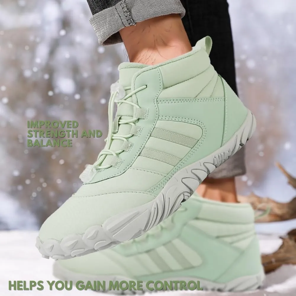 kasdava Pro Winter Cold Comfort Barefoot Boots Non-Slip Water Resistant Shoes Zero Drop Sole, Wide Toe Box, Hiking Running Boot Unisex