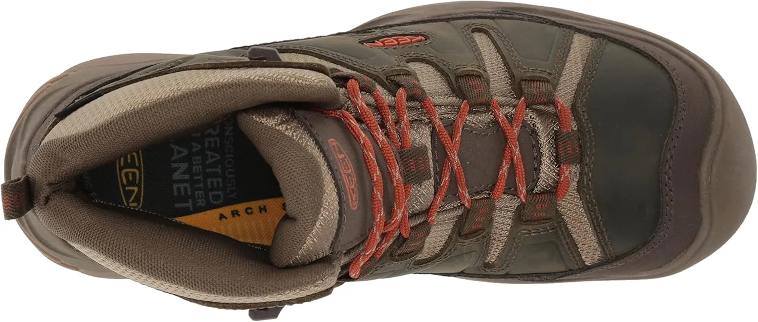 KEEN Men's Circadia Mid Height Comfortable Waterproof Hiking Boots