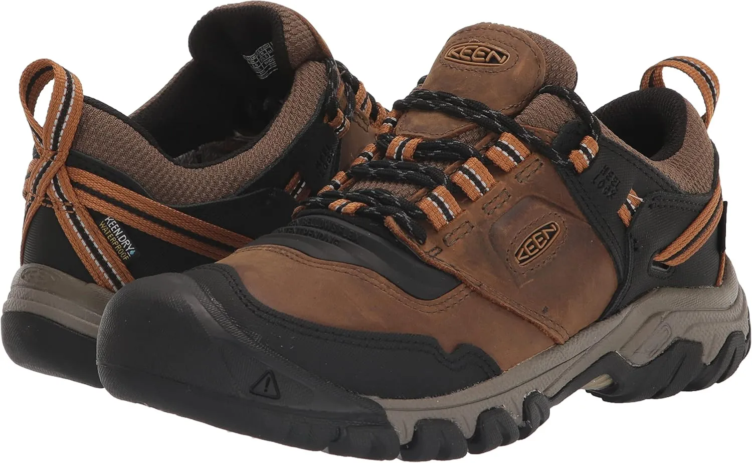 KEEN Men's Ridge Flex Low Height Waterproof Hiking Boots
