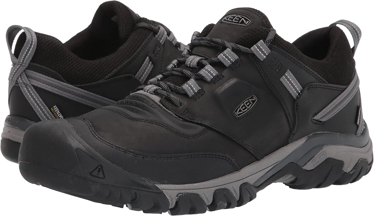 KEEN Men's Ridge Flex Low Height Waterproof Hiking Boots