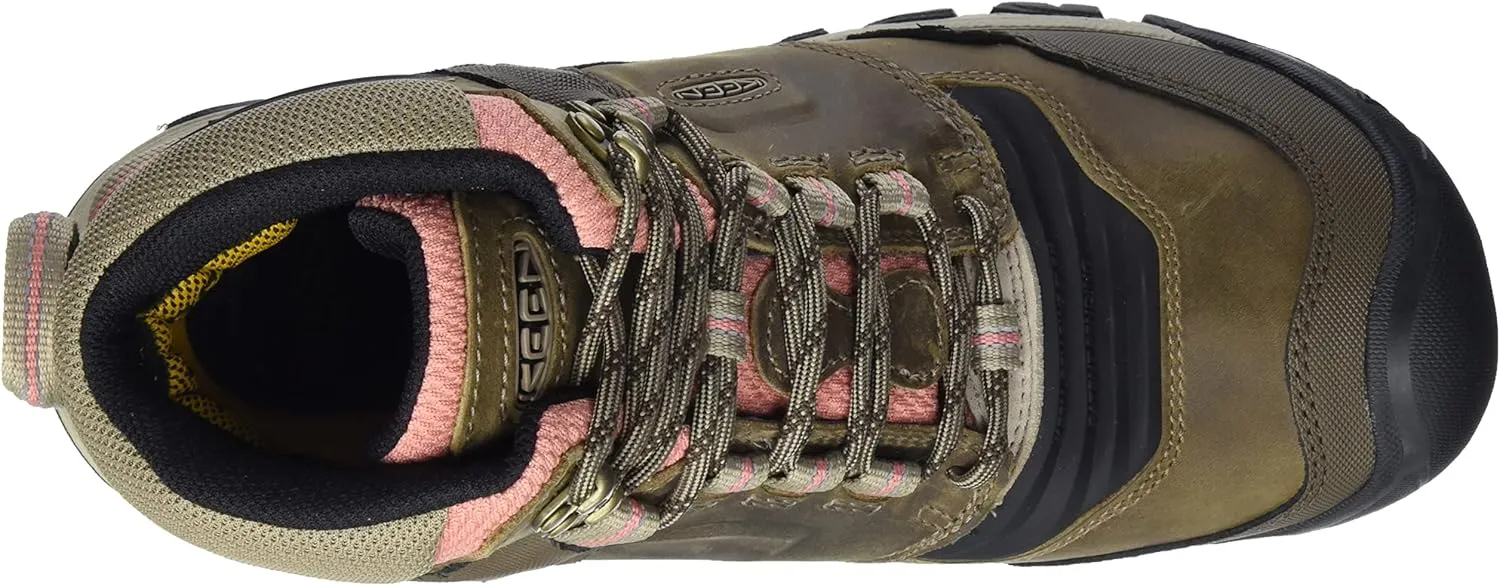 KEEN Women's Ridge Flex Mid Height Waterproof Hiking Boots, 13 UK