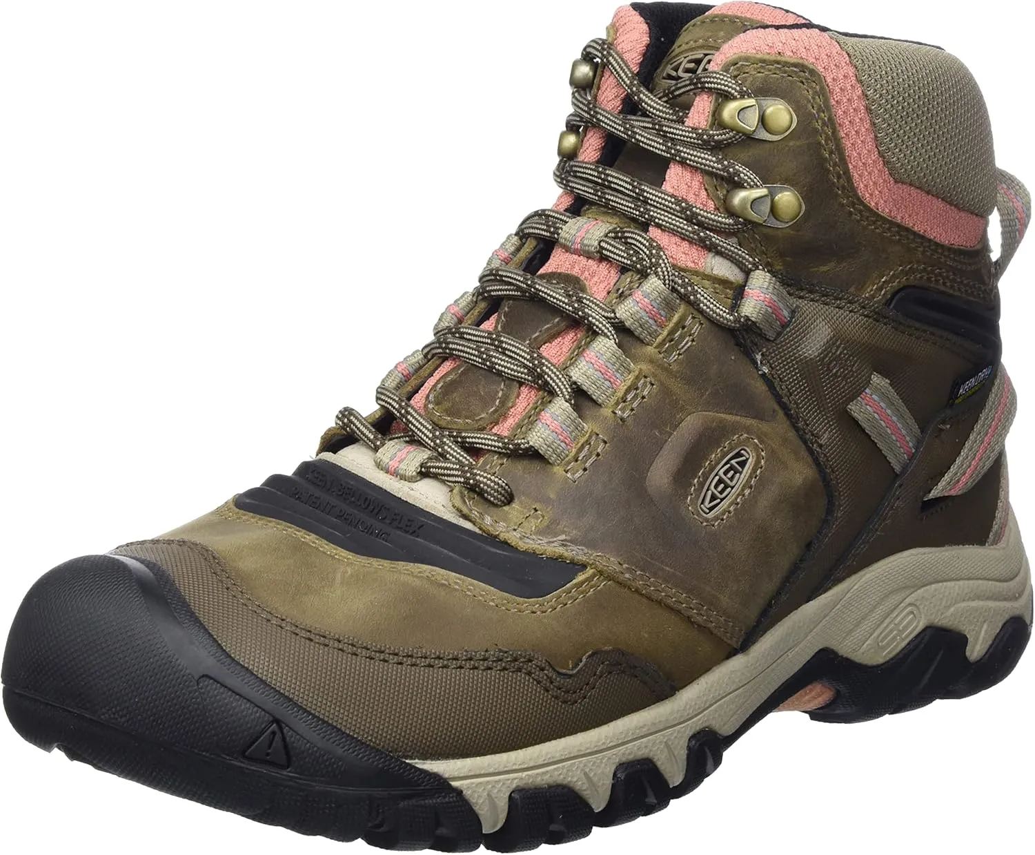 KEEN Women's Ridge Flex Mid Height Waterproof Hiking Boots, 13 UK