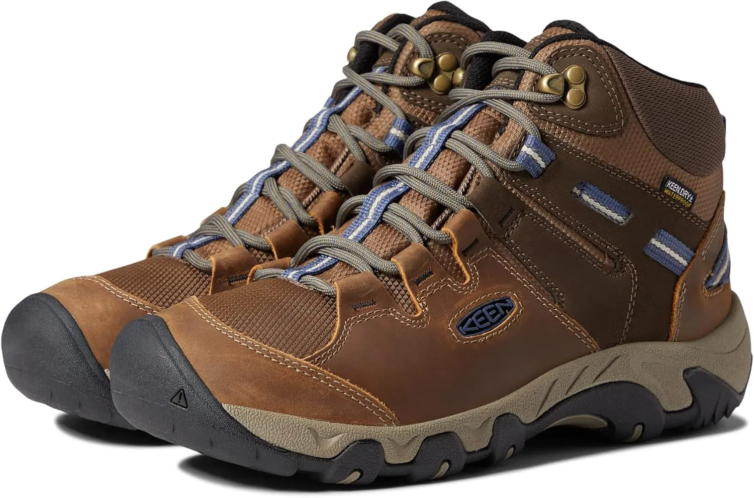KEEN Women's Steens Mid Height Leather Waterproof Hiking Boots