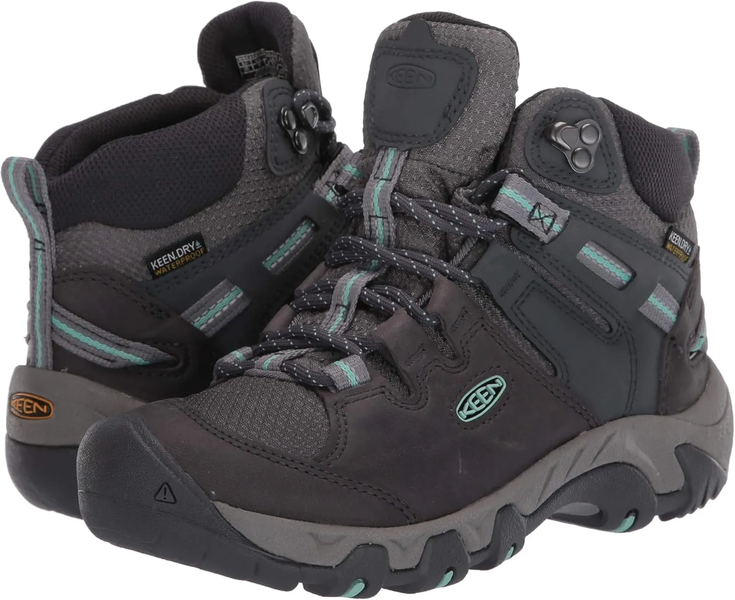 KEEN Women's Steens Mid Height Leather Waterproof Hiking Boots
