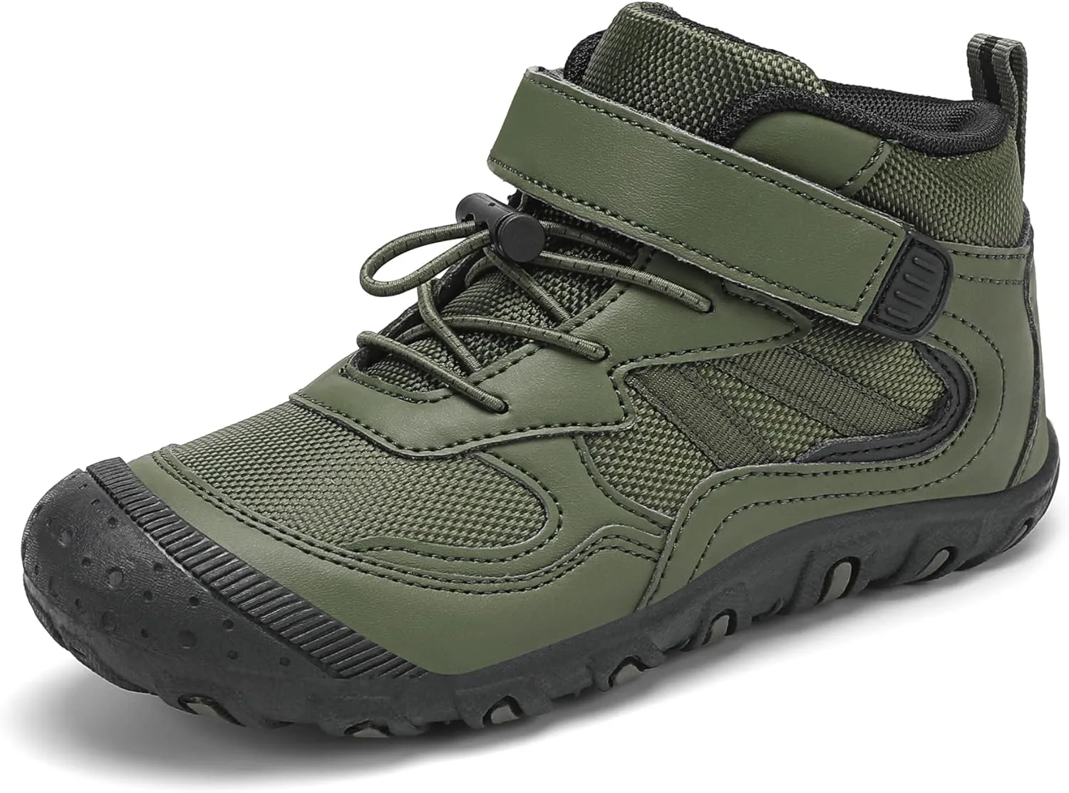 Kids Hiking Boots Boys Girls Outdoor Ankle Boots Anti Collision Hiking Shoes for Toddler/Little Kid/Big Kid
