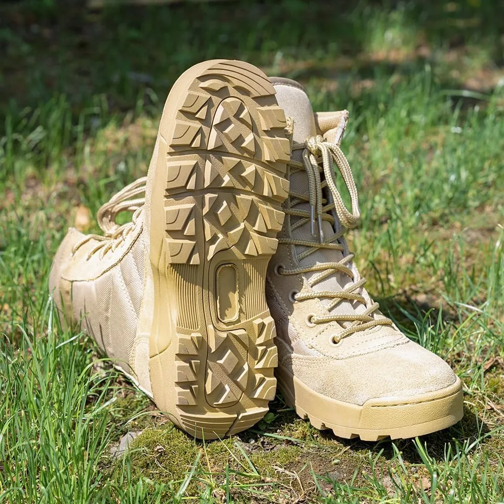 Kids Hiking Boots Boys girls Waterproof Summer Camp Anti-collision Non-slip Desert Boots Military Fan Shoes Work Boots