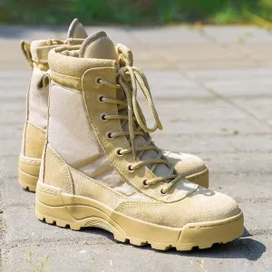 Kids Hiking Boots Boys girls Waterproof Summer Camp Anti-collision Non-slip Desert Boots Military Fan Shoes Work Boots