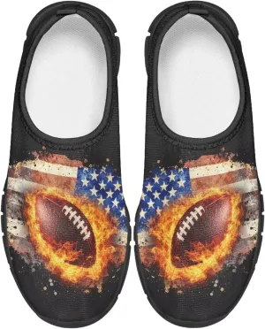 Kids Slip On Shoes Casual Shoes Sport Themed Tennis Shoes for Girls