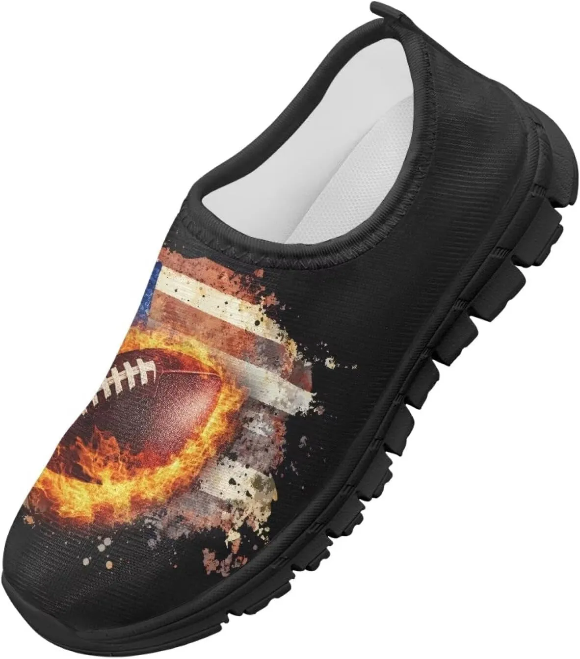 Kids Slip On Shoes Casual Shoes Sport Themed Tennis Shoes for Girls