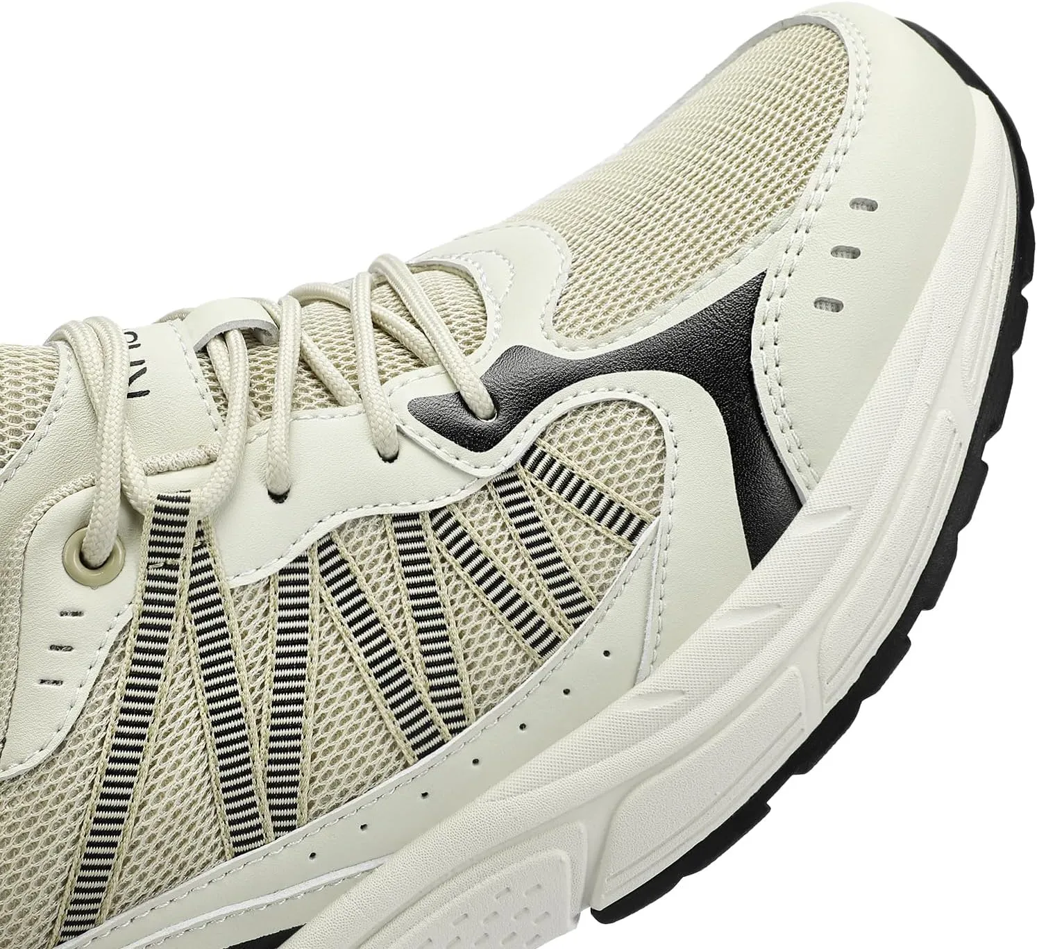 Kricely Men's Walking Shoes Breathable Tennis Running Shoes Lace Up Non Slip Sneakers Athletic Gym Sports Shoes for Men