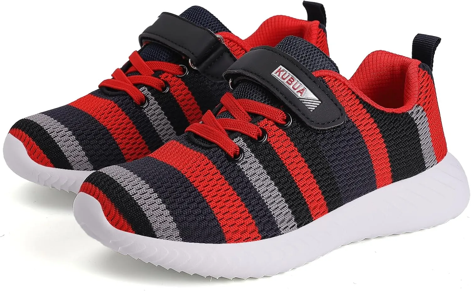 KUBUA Kids Sneakers Boys Tennis Lightweight Breathable Athletic Girls Running Shoes for Toddler