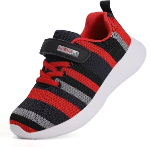 KUBUA Kids Sneakers Boys Tennis Lightweight Breathable Athletic Girls Running Shoes for Toddler