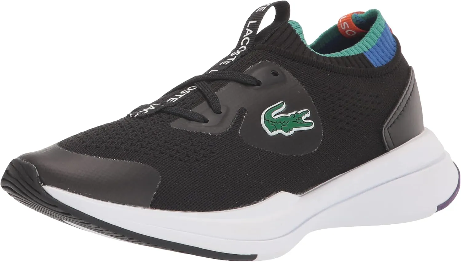 Lacoste Kids' Run Spin Knit Sneaker