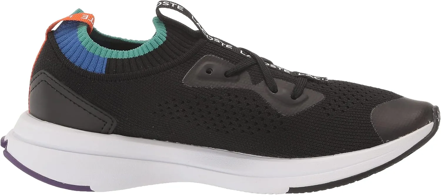 Lacoste Kids' Run Spin Knit Sneaker