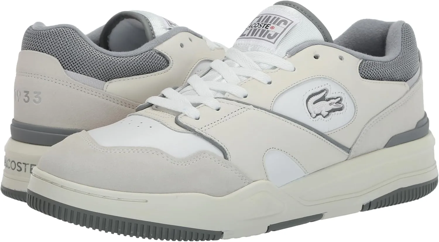 Lacoste Men's Lineshot Leather Logo Sneaker