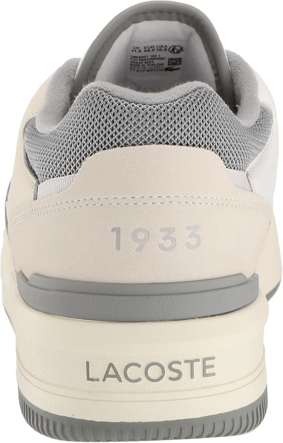 Lacoste Men's Lineshot Leather Logo Sneaker