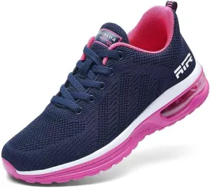 Lamincoa Womens Walking Shoes Lightweight Running Shoes Women’s Tennis Shoes Non Slip Air Shoes Breathable Mesh Air Cushion Sneakers for Gym Workout Sports