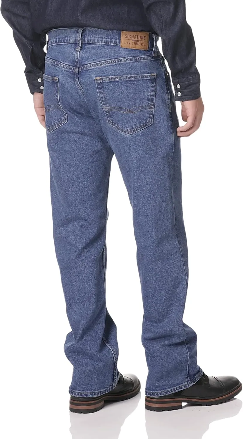 Levi Strauss Signature Gold Men's Relaxed Fit Flex Jeans (Available in Big & Tall)