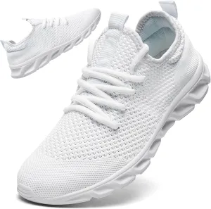 Linenghs Mens Running Shoes Tennis Gym Sneakers Casual Slip On Walking Lightweight Athletic Workout Breathable Fashion Sports Shoes