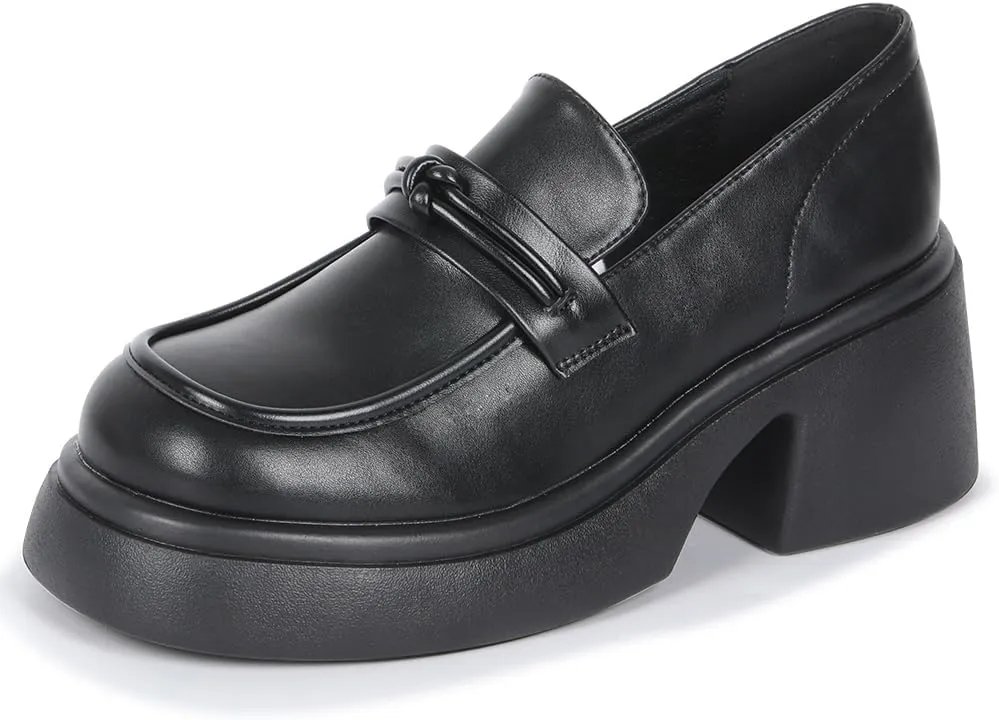 Loafers for Women Platform Chunky Women's Loafers & Slip-ons Penny Loafers for Women Comfort Business Casual Shoes