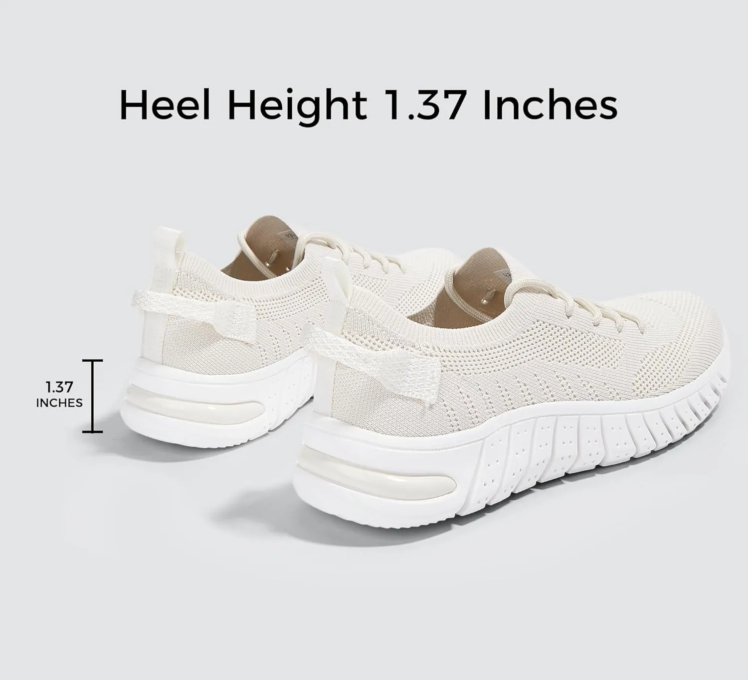 LUCKY STEP Women's Mesh Slip on Sneakers Lightweight Breathable Wide Width Walking Shoes Nursing Casual Gym Workout Tennis Footwear