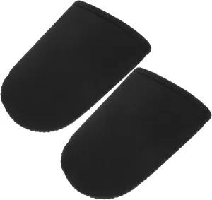 Luxshiny 2pcs Toe Protector Feet Warmers Cold Plunge Bath Insulated Waterproof Boot Covers Foot Warmer for Bed Rechargeable Heated Socks Cold Plunge Tub Boot Warmer Toe Cover Neoprene Black
