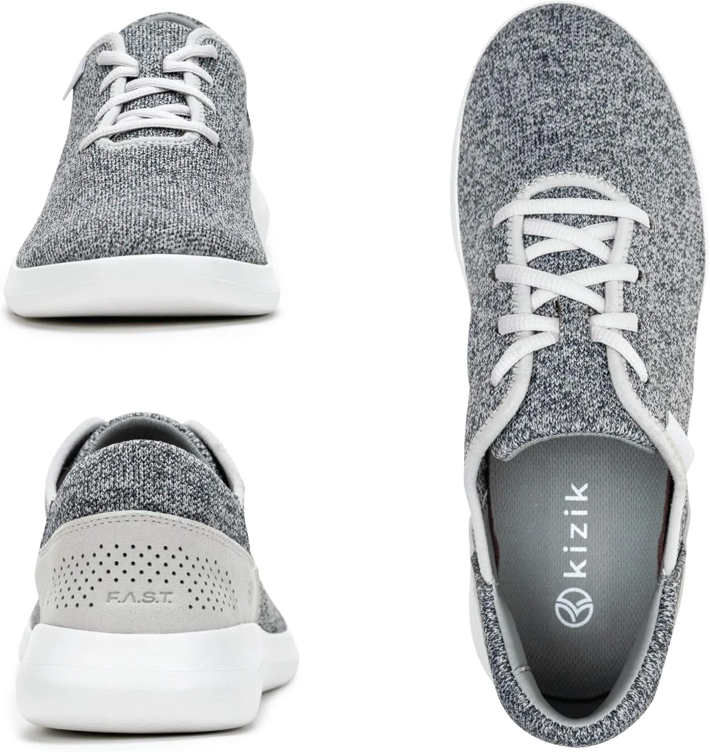 Madrid Comfortable Breathable Eco-Knit Slip On Sneakers, Convenient Hands Free Shoes | Walking Shoes for Men, Women and Elderly | Stylish for Athleisure and Travel - Wide Width