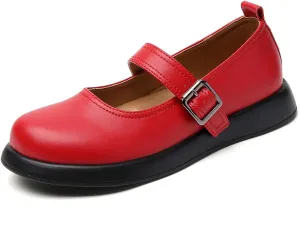 Mary Jane Shoes Women Flat Comfortable Dressy Casual Ladies Office Work Shoes
