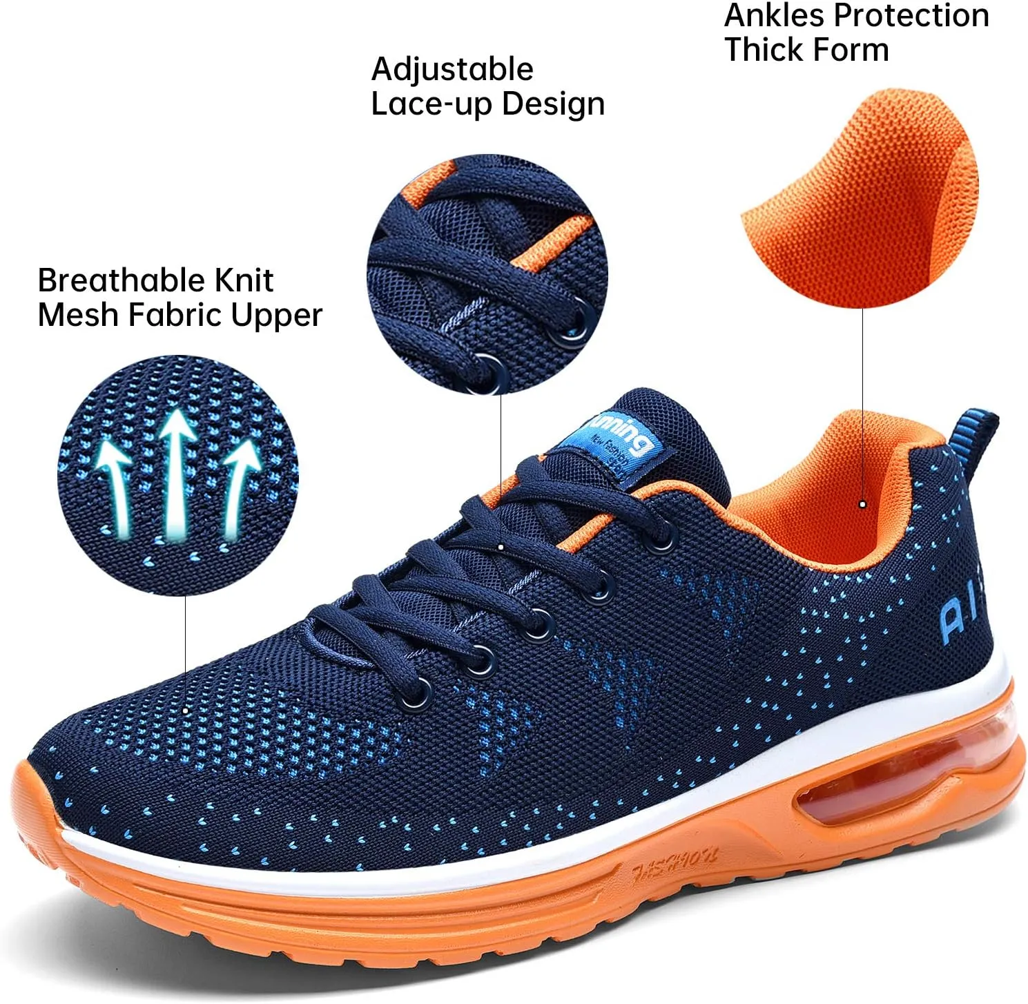 MEHOTO Mens Air Running Sneakers, Men Sport Jogging Fitness Gym Walking Lightweight Athletic Shoes