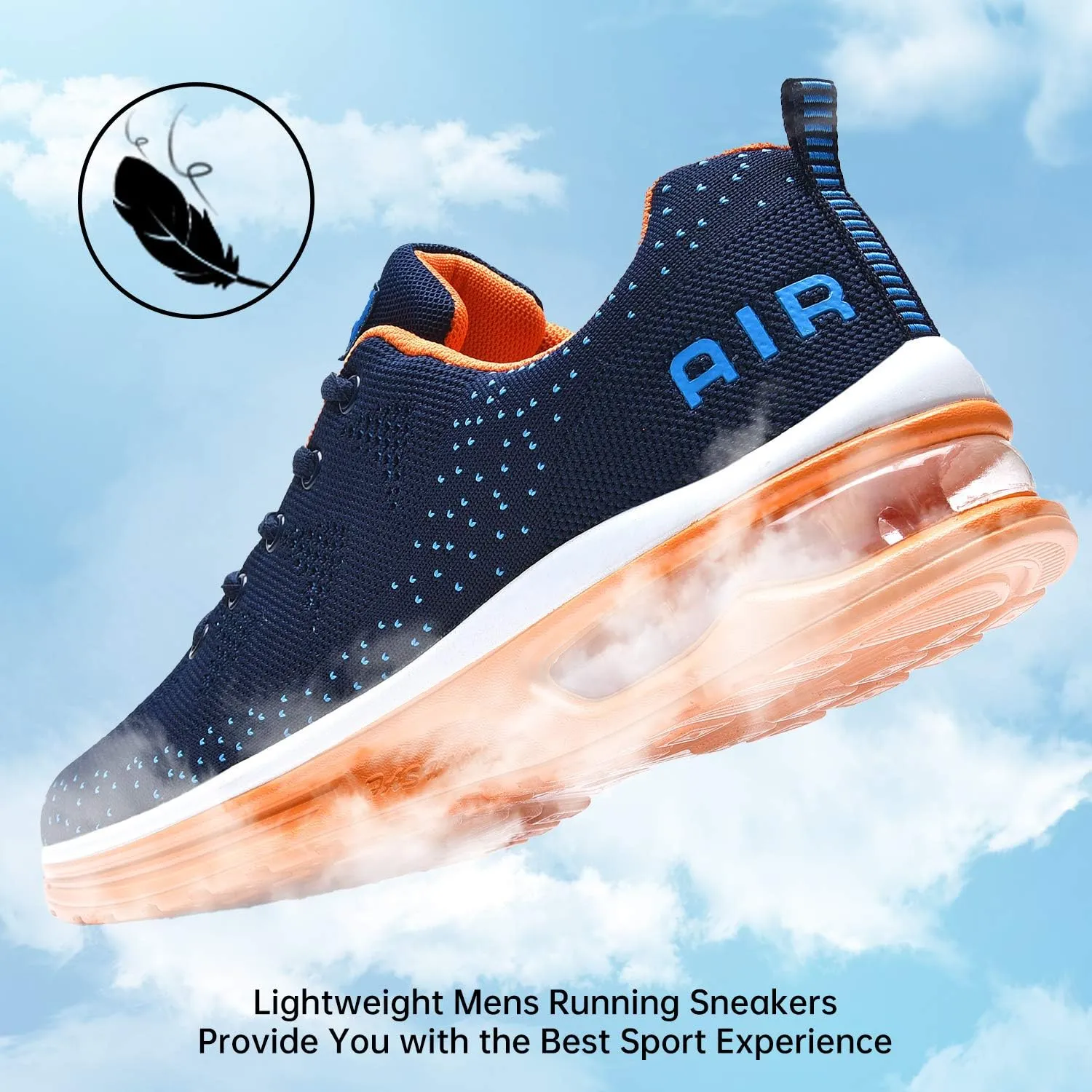 MEHOTO Mens Air Running Sneakers, Men Sport Jogging Fitness Gym Walking Lightweight Athletic Shoes