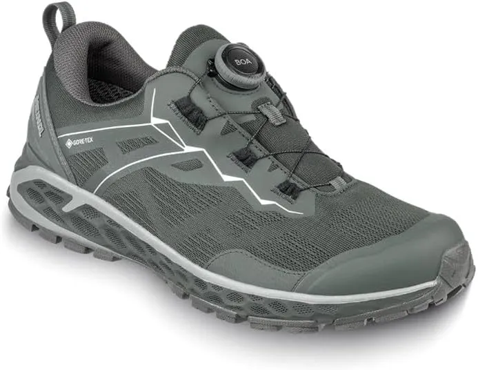 Meindl Men's Comfort-Fit Power Walker 3.5 | Gore-Tex Waterproof Walking Shoe with BOA Lacing | Trail Shoe | Wide Toe Box