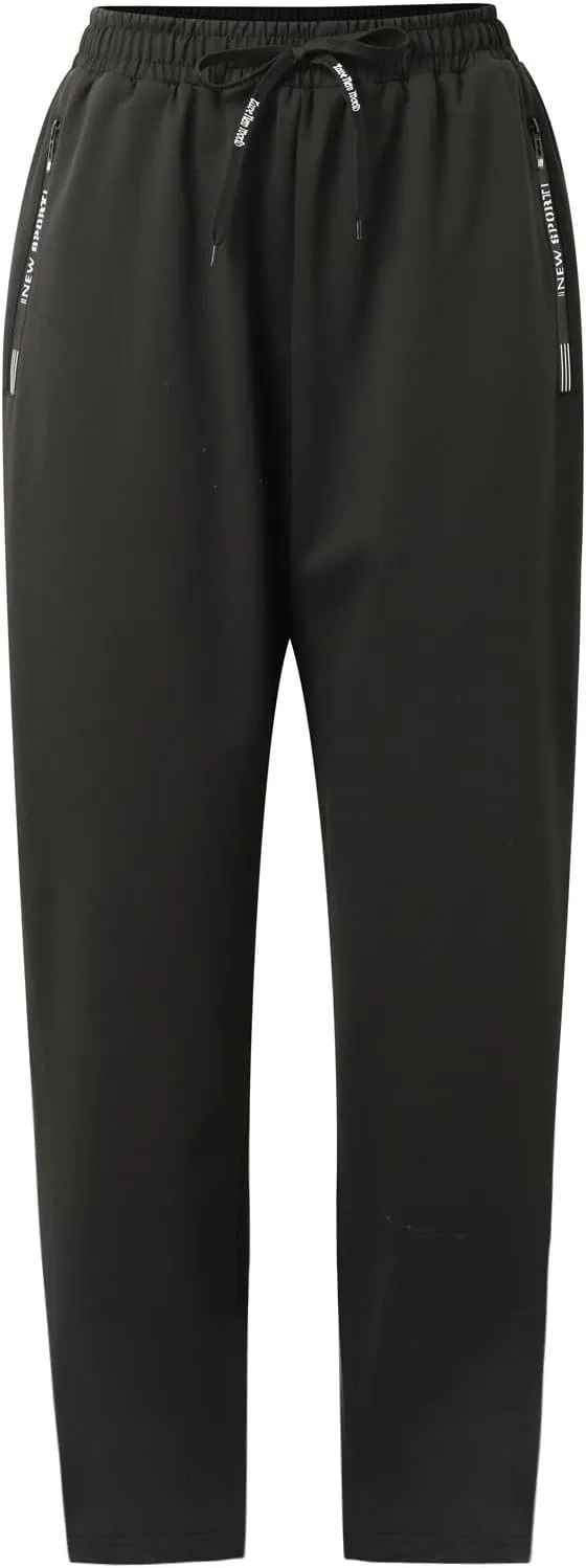 Men Cargo Combat Work Pant Gym Sports Jogger uflage Soft Jog Sweatpants Baggy Pant Drawstring Pull-On Pants