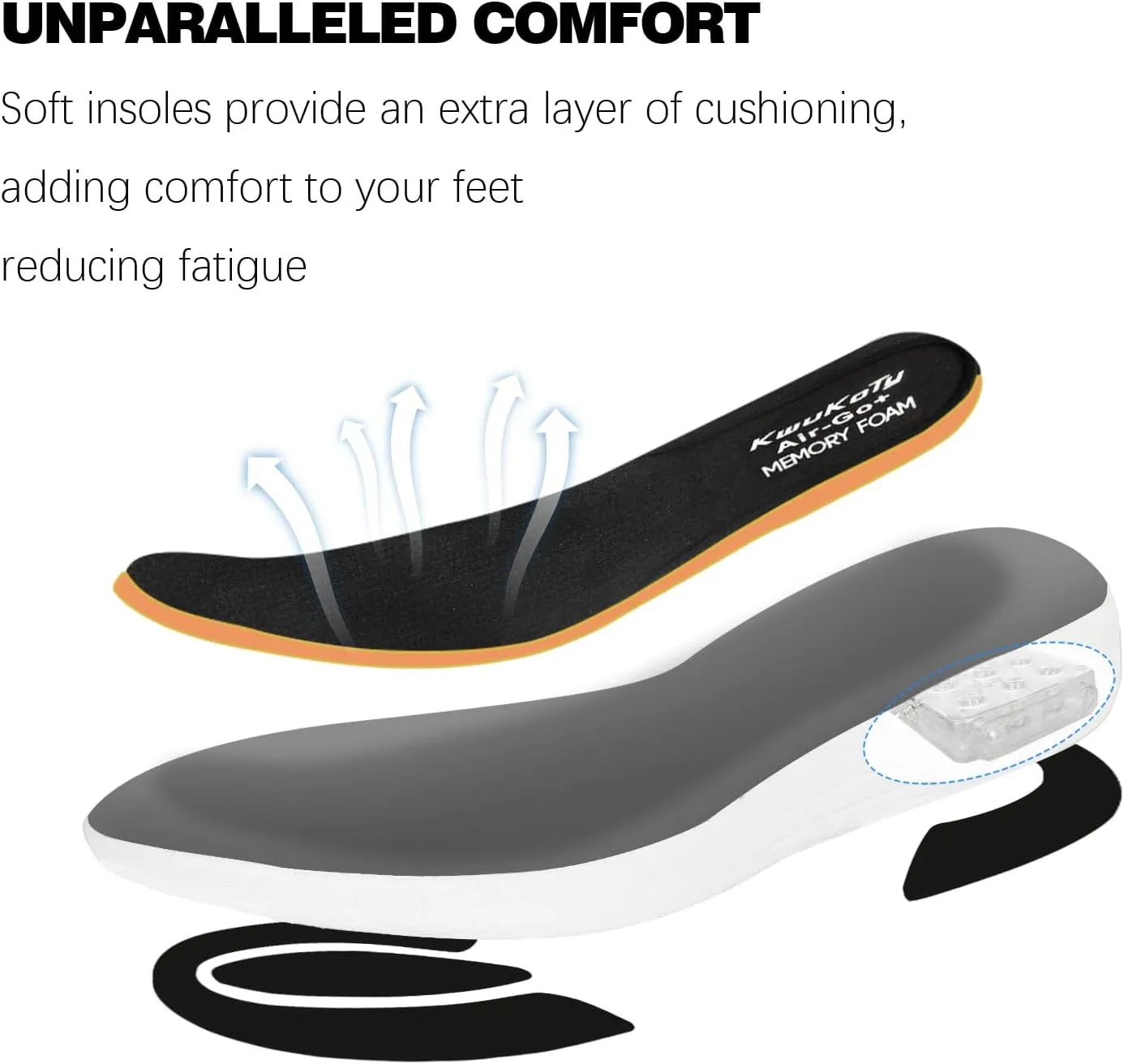 Men's Adjustable Fit Diabetic Shoes Orthopedic Walking Sneakers | Plantar Fasciitis/Swollen Feet/Bunions | Wide Size 8-13