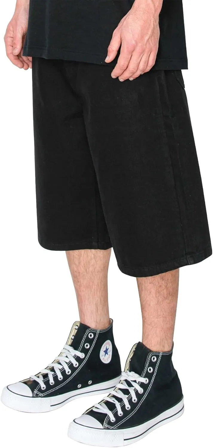 Men's Baggy Fit Essential Denim Shorts Various Designs
