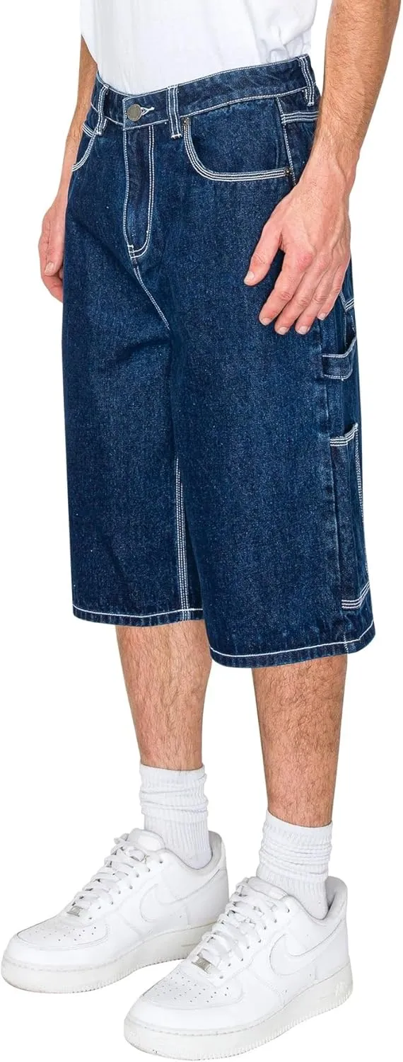 Men's Baggy Fit Essential Denim Shorts Various Designs