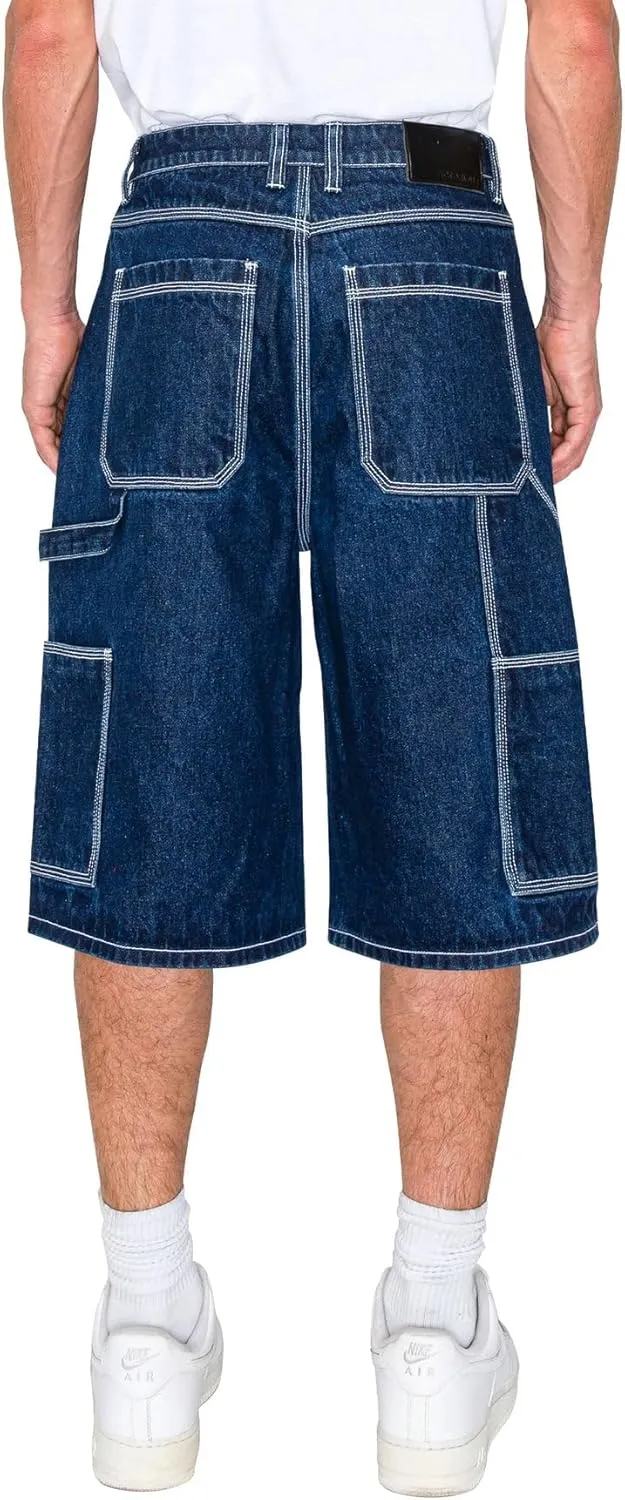 Men's Baggy Fit Essential Denim Shorts Various Designs