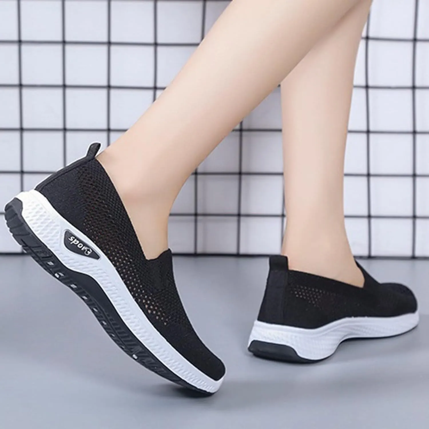 Mens Casual Dress Shoes Fashion Mesh Business Walking Sneakers Comfortable Lightweight Workout Sports Shoes