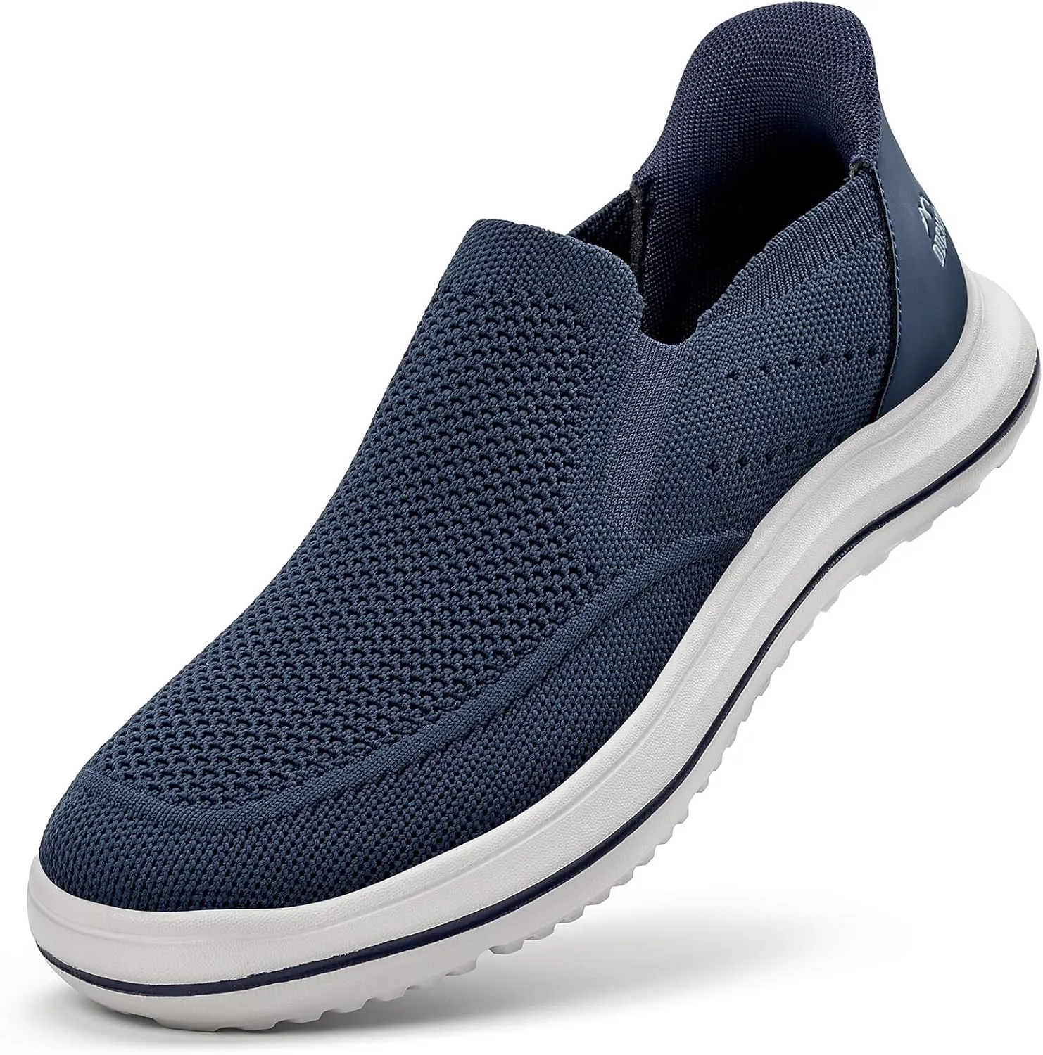 Men's Hands-Free Slip On Sneakers | Laceless Walking Shoes for Gym/Travel/Office