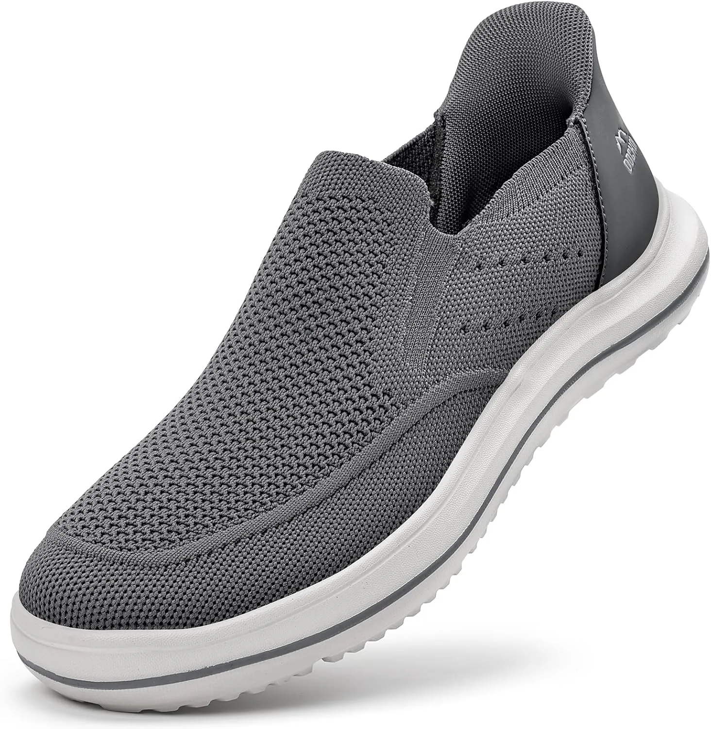 Men's Hands-Free Slip On Sneakers | Laceless Walking Shoes for Gym/Travel/Office